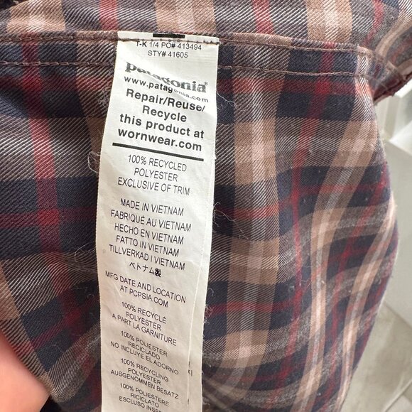 Men's Patagonia Polyester Flannel - Picture 6 of 6